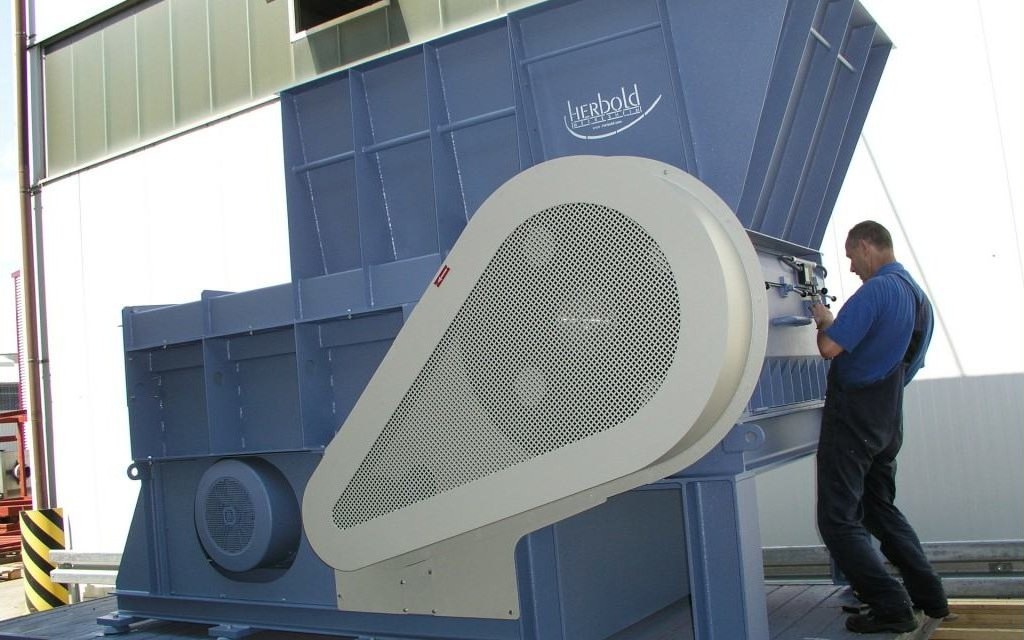 Herbold single-shaft shredder