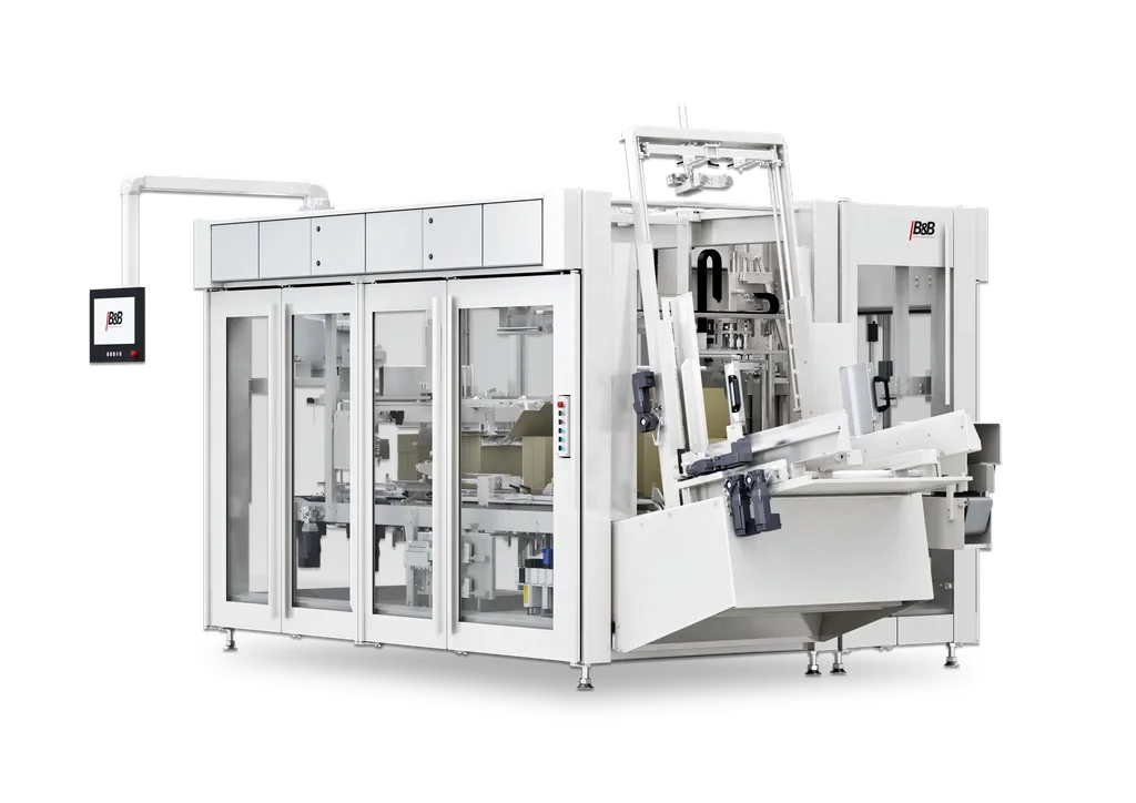 B&B Combimatic case packing machine