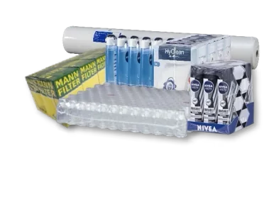 Stretchpacker further packaging examples
