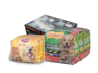 Stretchpacker pet food packaging examples