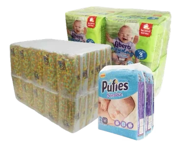 Stretchpacker tissue packaging examples