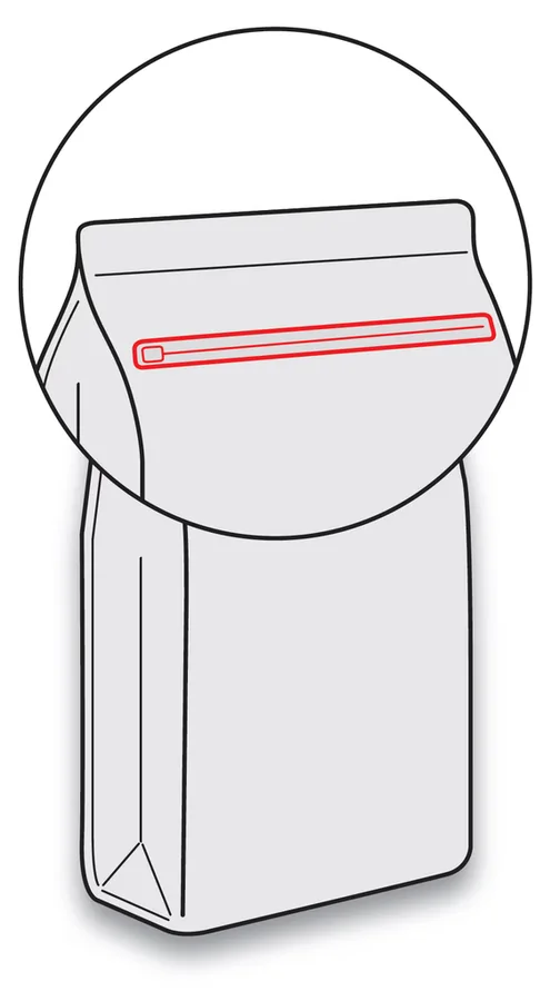 Front slider reclosure