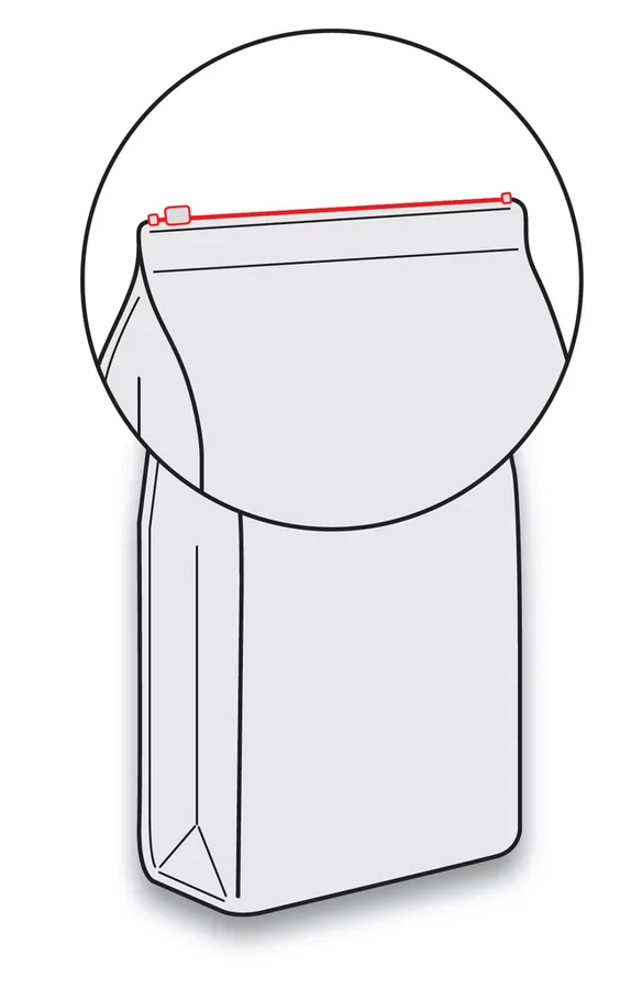 Top slider reclosure