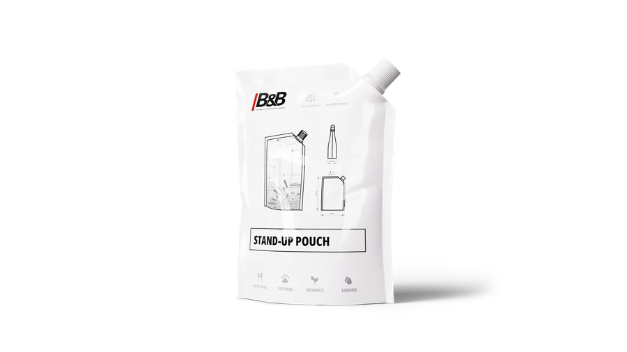 B&B stand-up pouch with spout