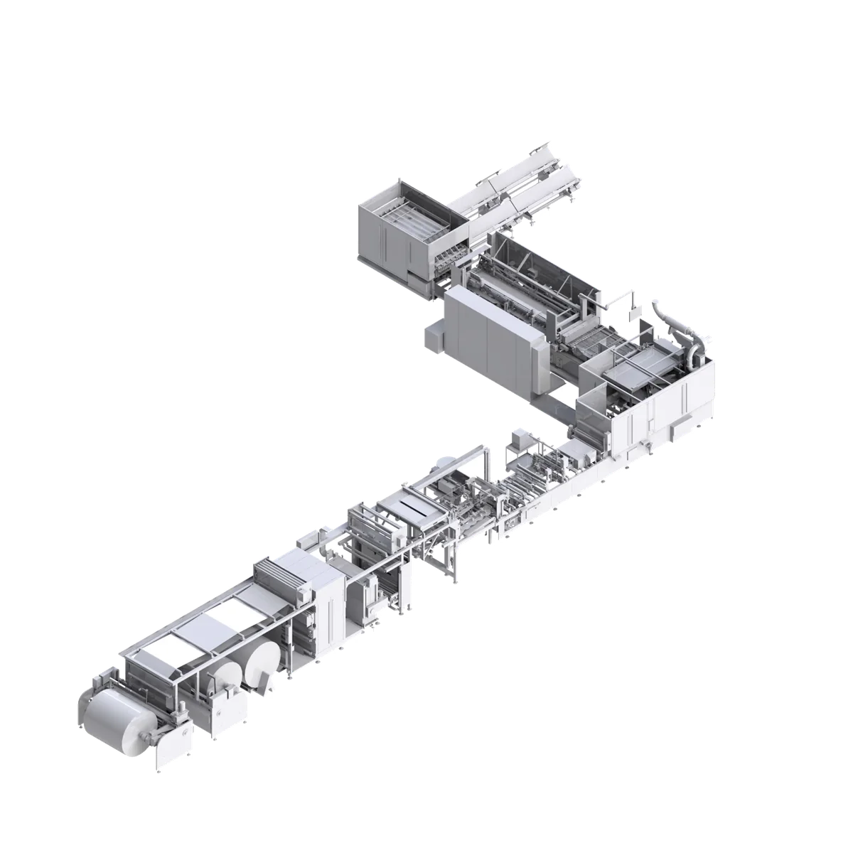 B&B SFB-WPP + TCS-W 120 BPM machine layout