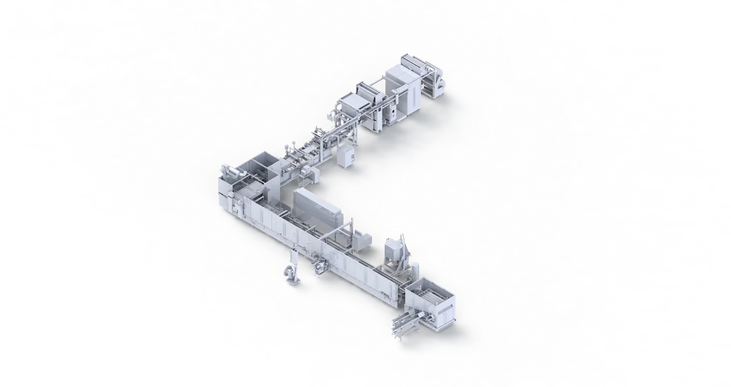 B&B SFB-WPP + TCS-W machine layout