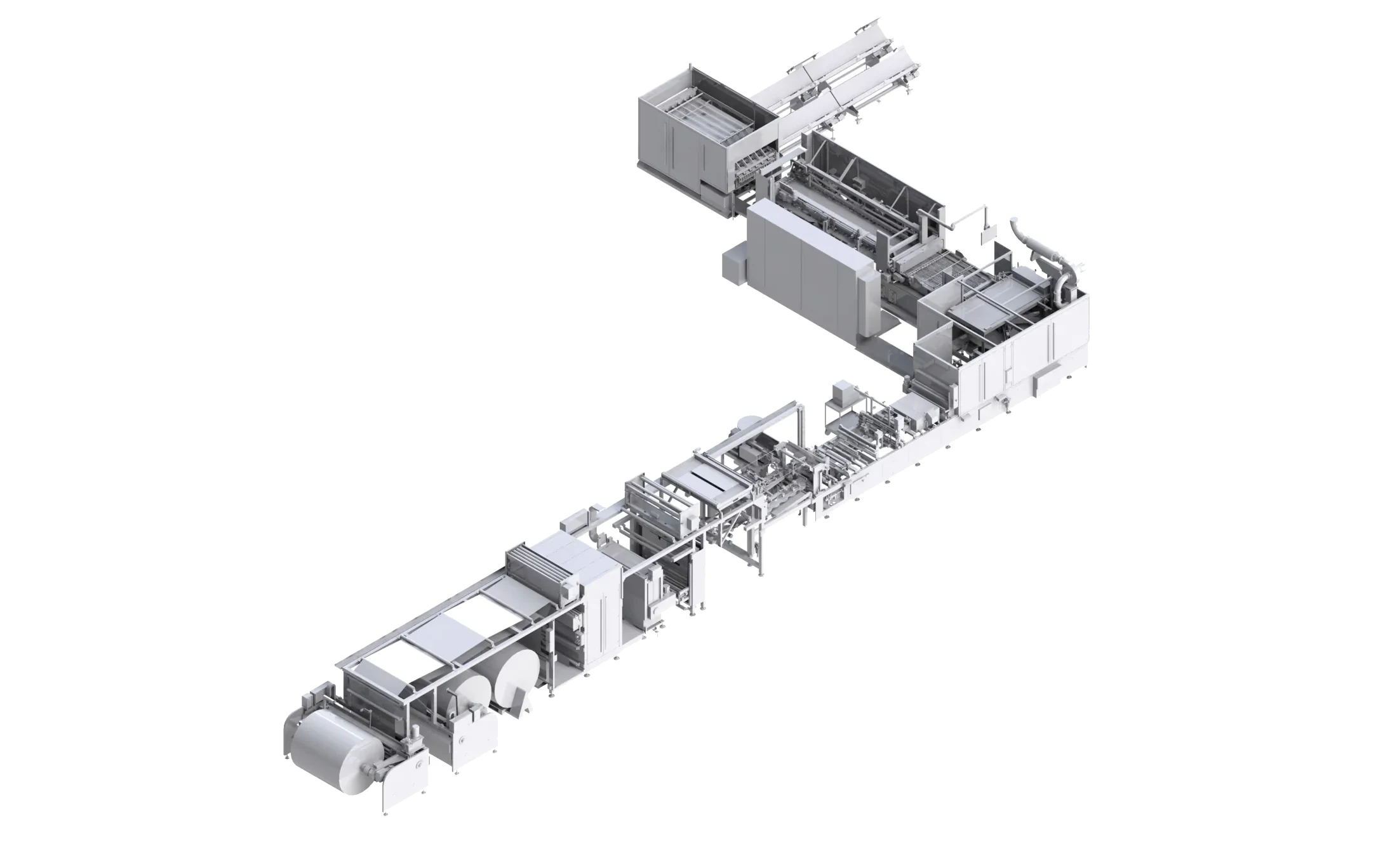 B&B SFB-WPP poly woven pinch-bottom bag machine