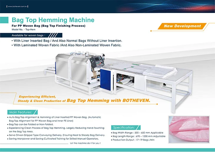Bag Top Hemming Machine for PP Woven Bag — photo 2
