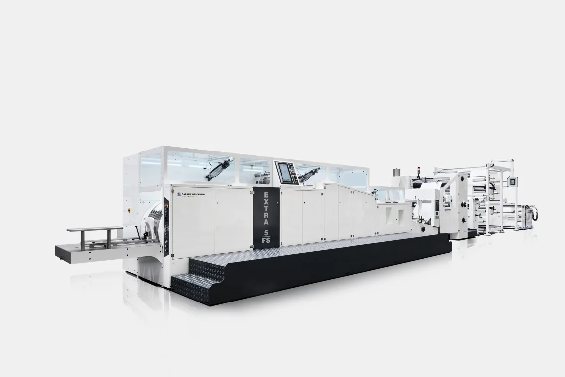 Garant EXTRA e.BAG cross-bottom mailer bag machine