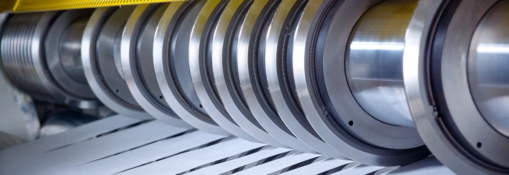 Slitting knife detail on the LONGSLIT 1013 P