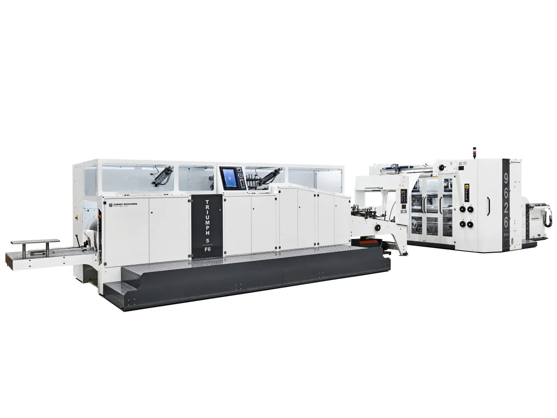 Garant TRIUMPH e.BAG block-bottom mailer bag machine
