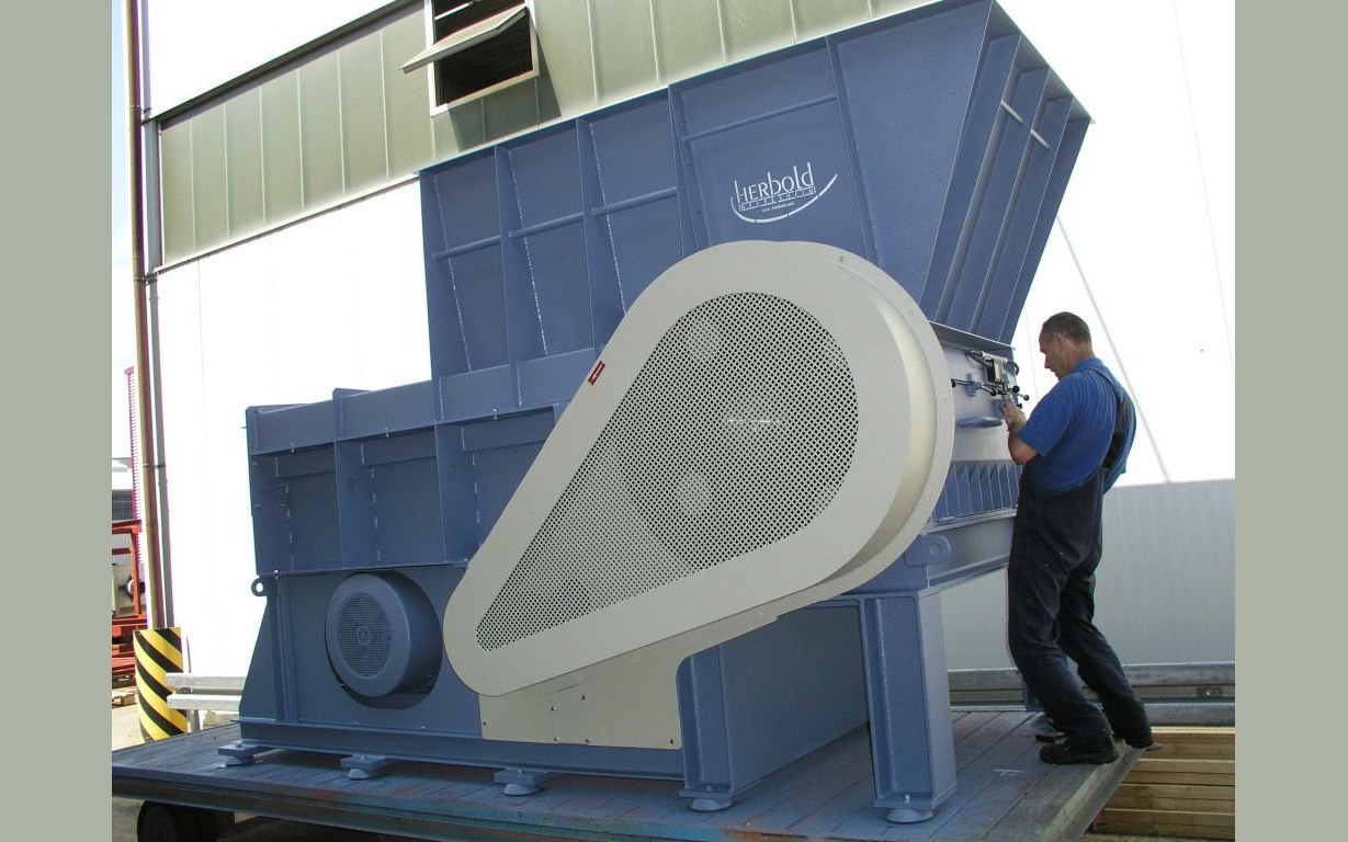 Herbold single and double-shaft shredders