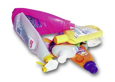 Packaging waste for size reduction