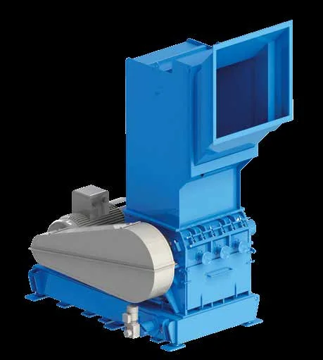 Herbold granulator with sound-insulated housing