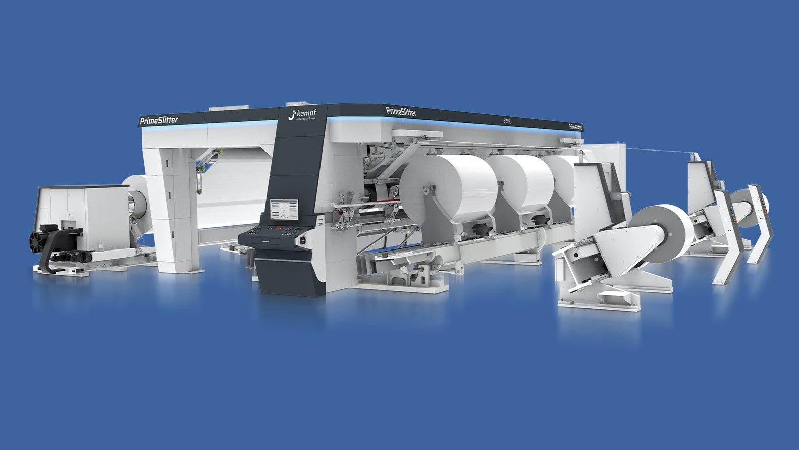 Kampf PrimeSlitter BlueLine slitter for capacitor and optical film