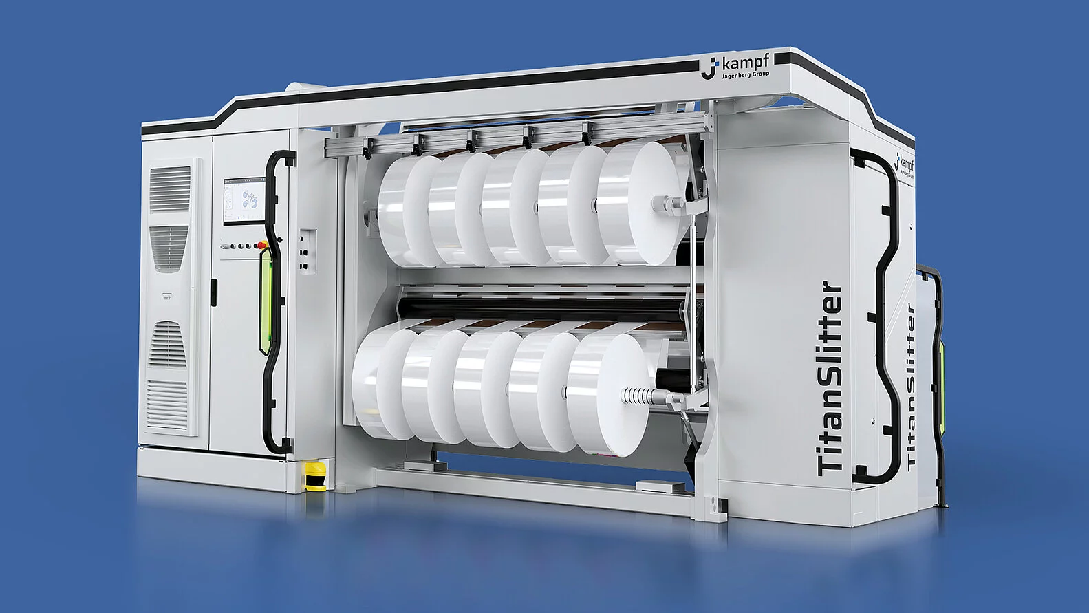 Kampf TitanSlitter SilverLine duplex slitter rewinder