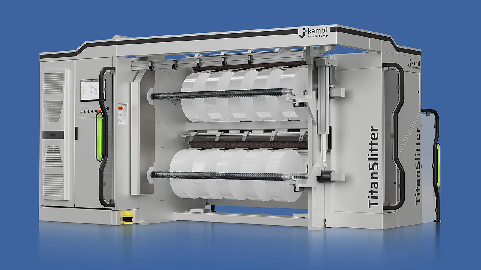 Kampf TitanSlitter SilverLine Turret slitter rewinder