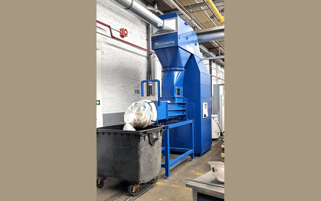 Removing edge-trim waste