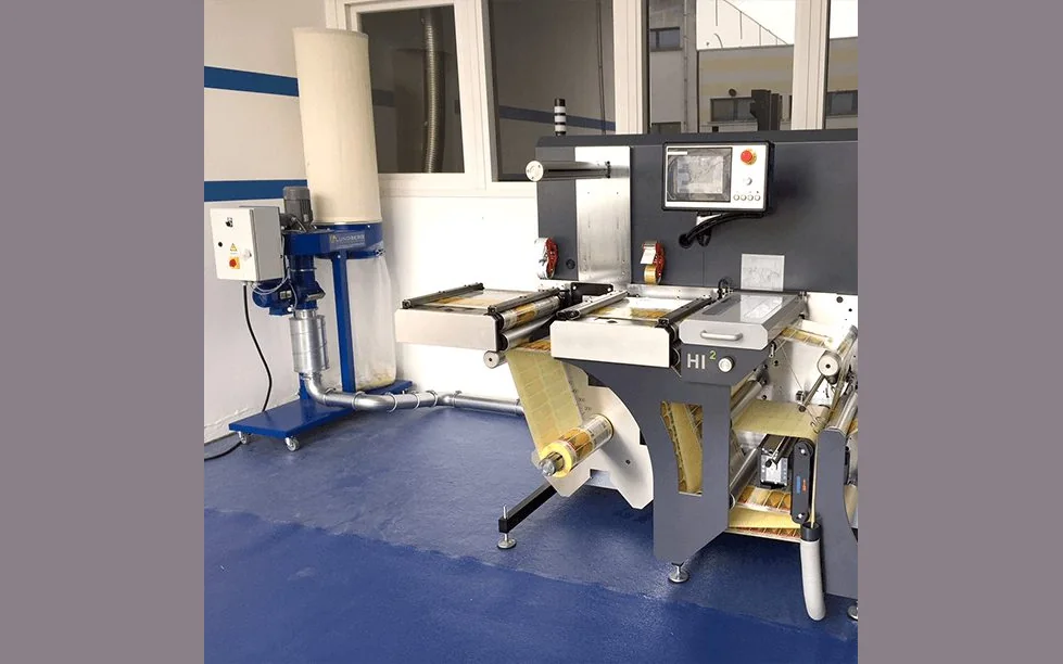 TrimCutter connected to a production machine