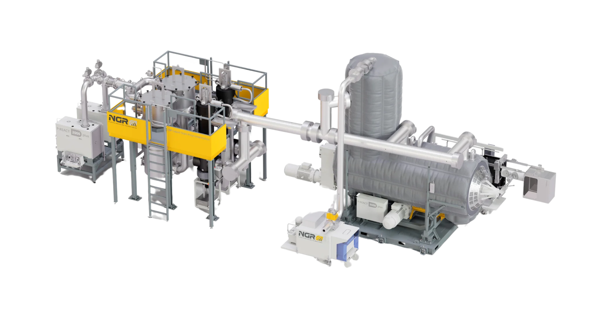 NGR P:REACT food-grade PET recycling system