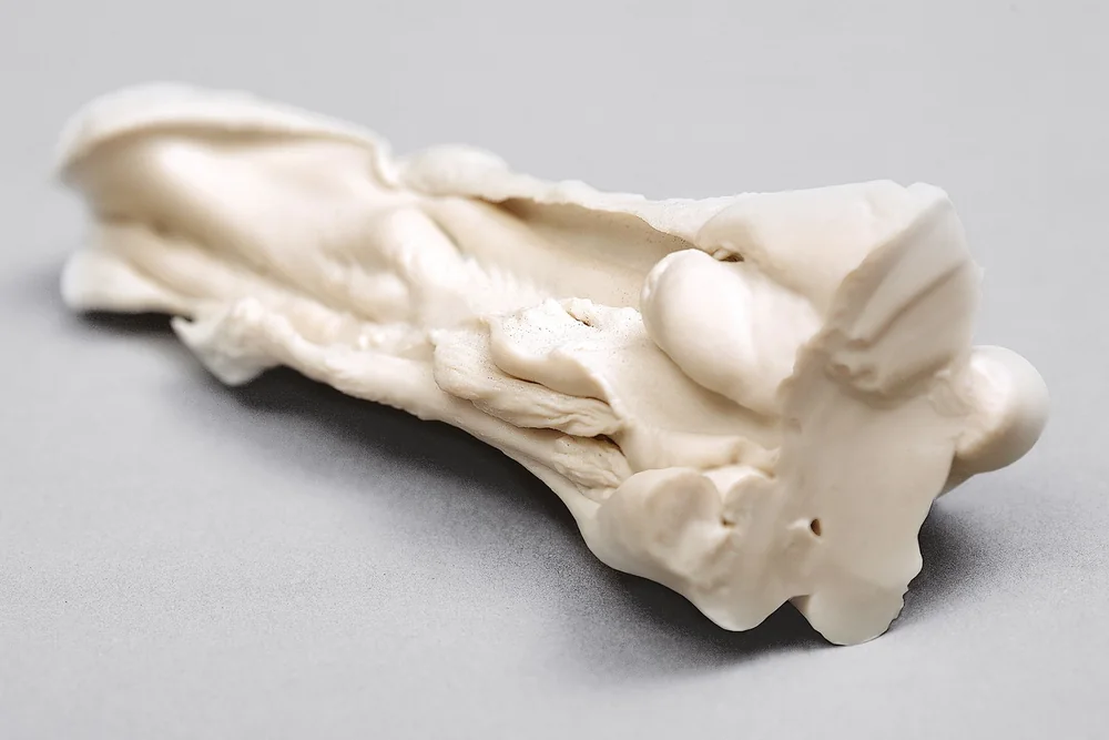 PET lumps extrusion start-up