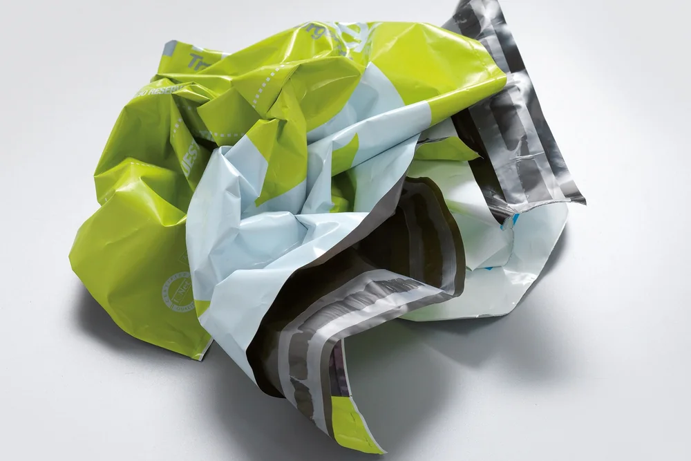 LDPE film, heavily printed
