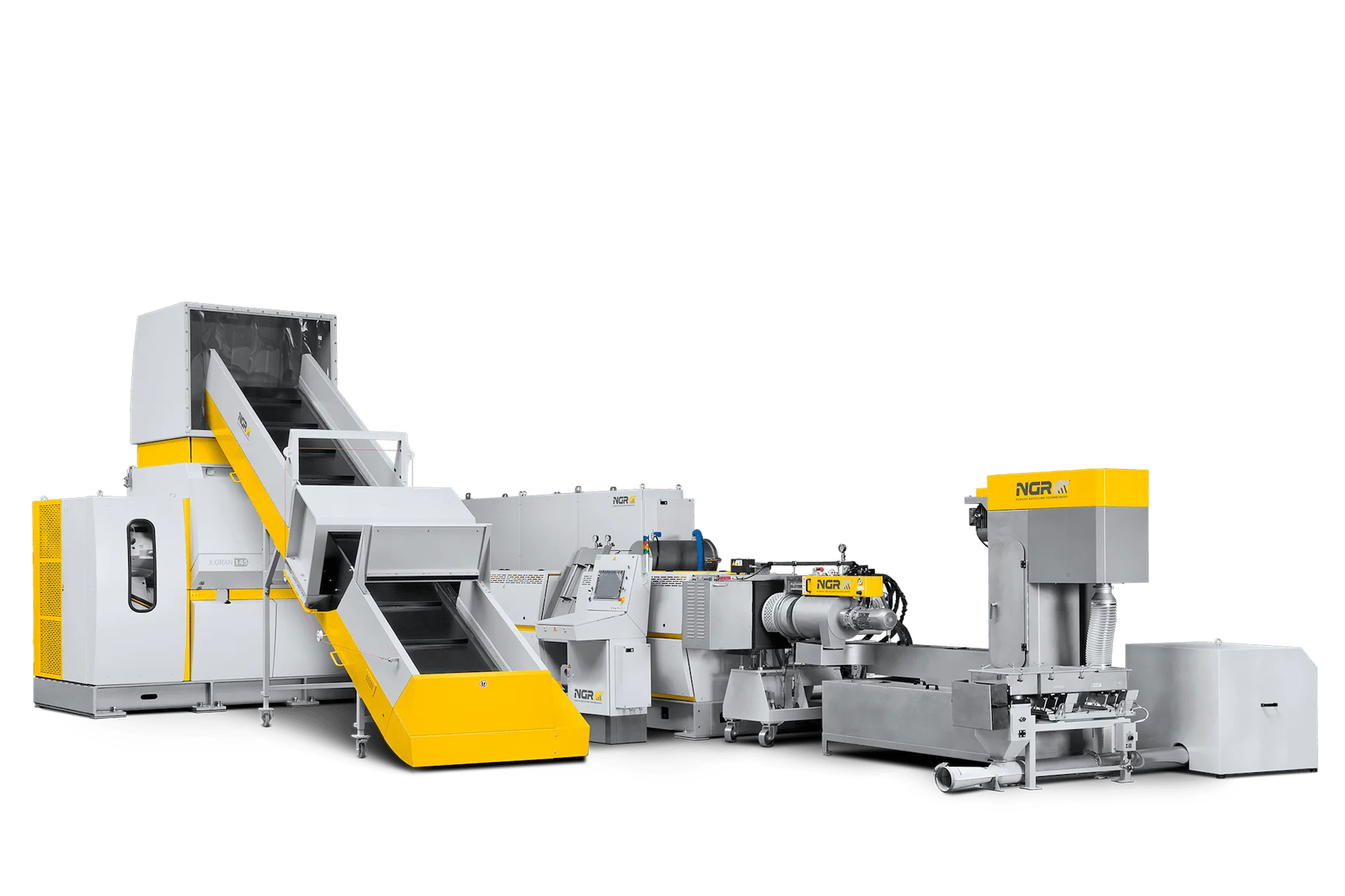 NGR X:GRAN high-output bulky waste recycling machine