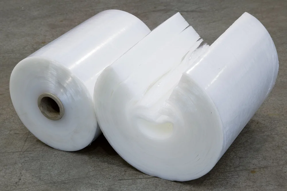 LDPE film rolls decorated