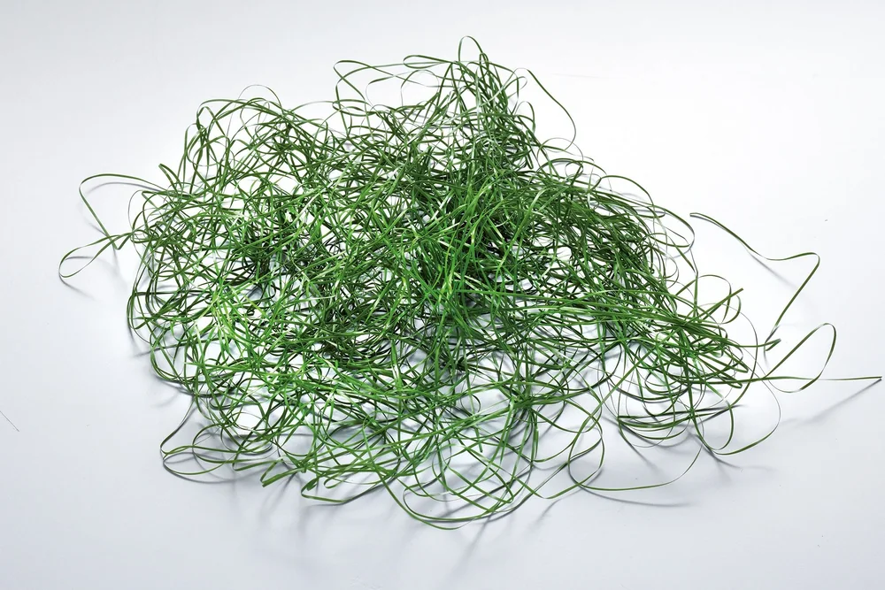 PE artificial grass post-industrial scrap