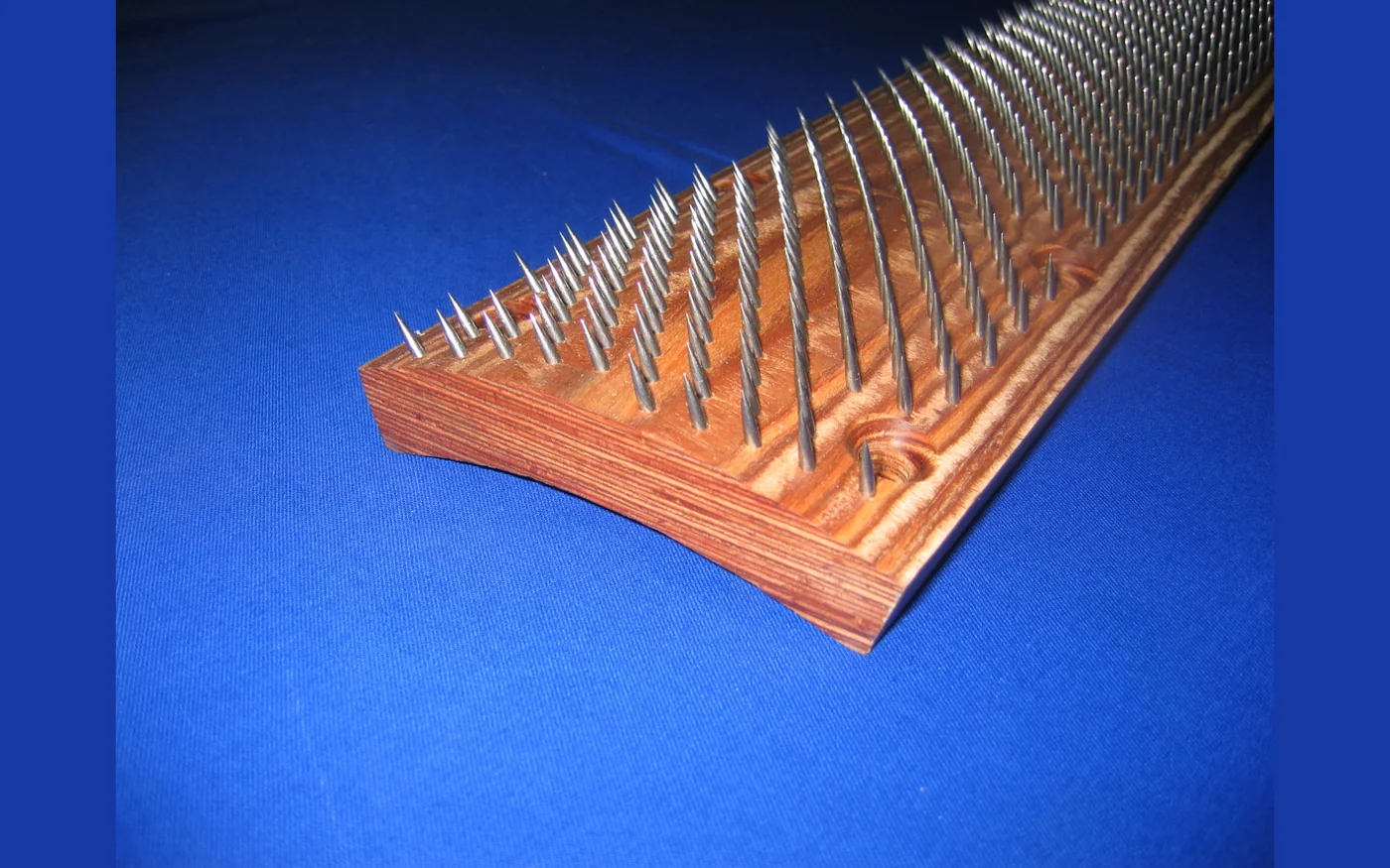Wooden lag pin detail