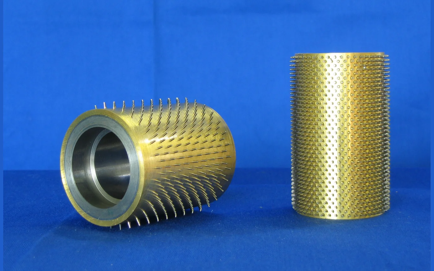 Tambula brass spiked perforation rollers