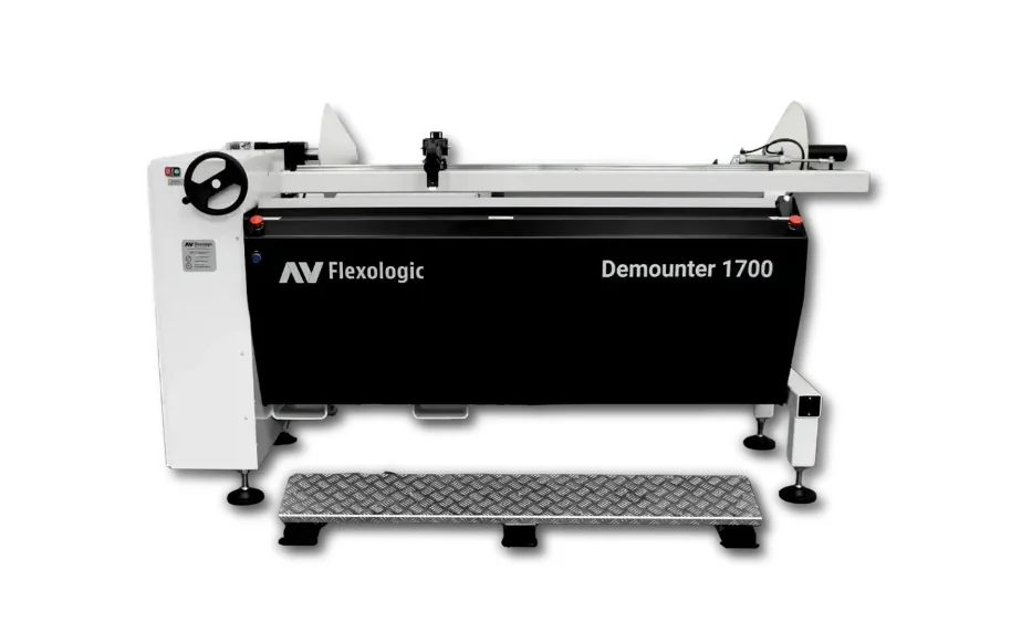 Tech Sleeves plate and tape demounter