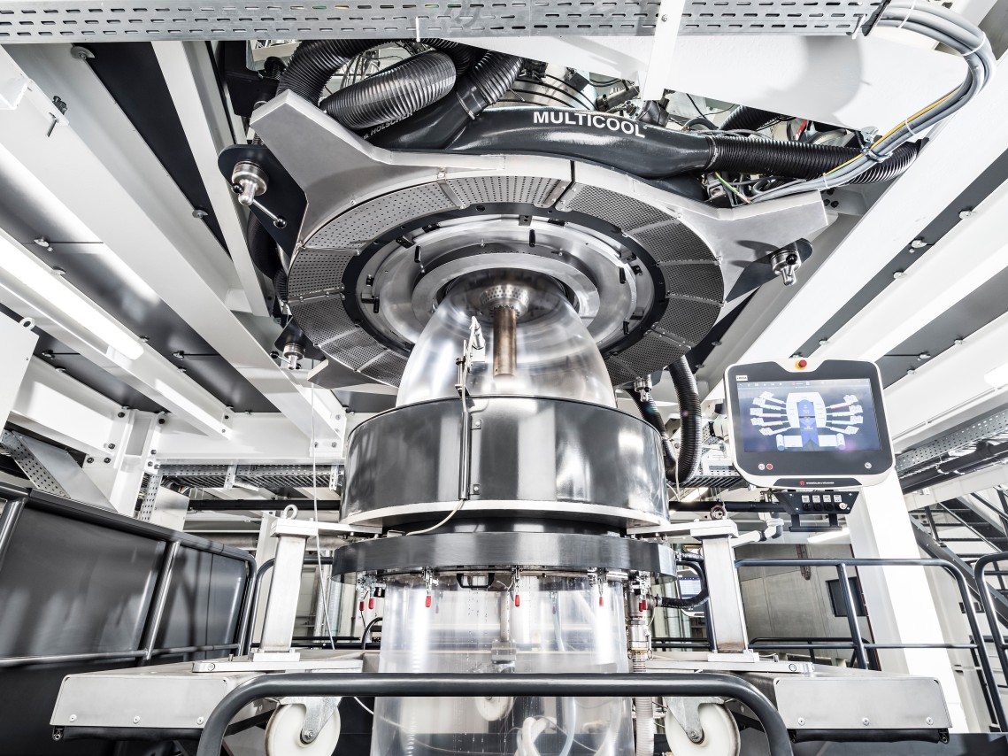 W&H AQUAREX water-quench blown film line