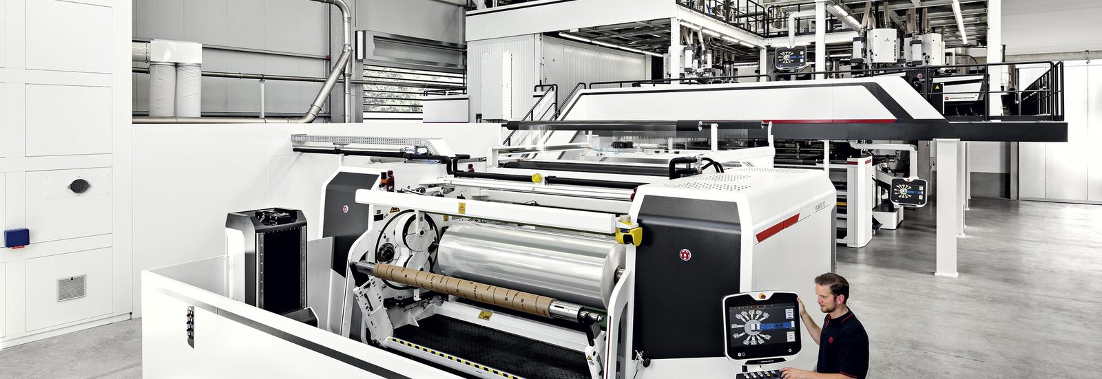 W&H FILMEX II Barrier cast film line with FILMATIC TC winder