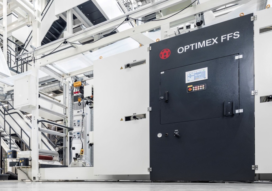 W&H OPTIMEX II blown film line with FFS unit and control station