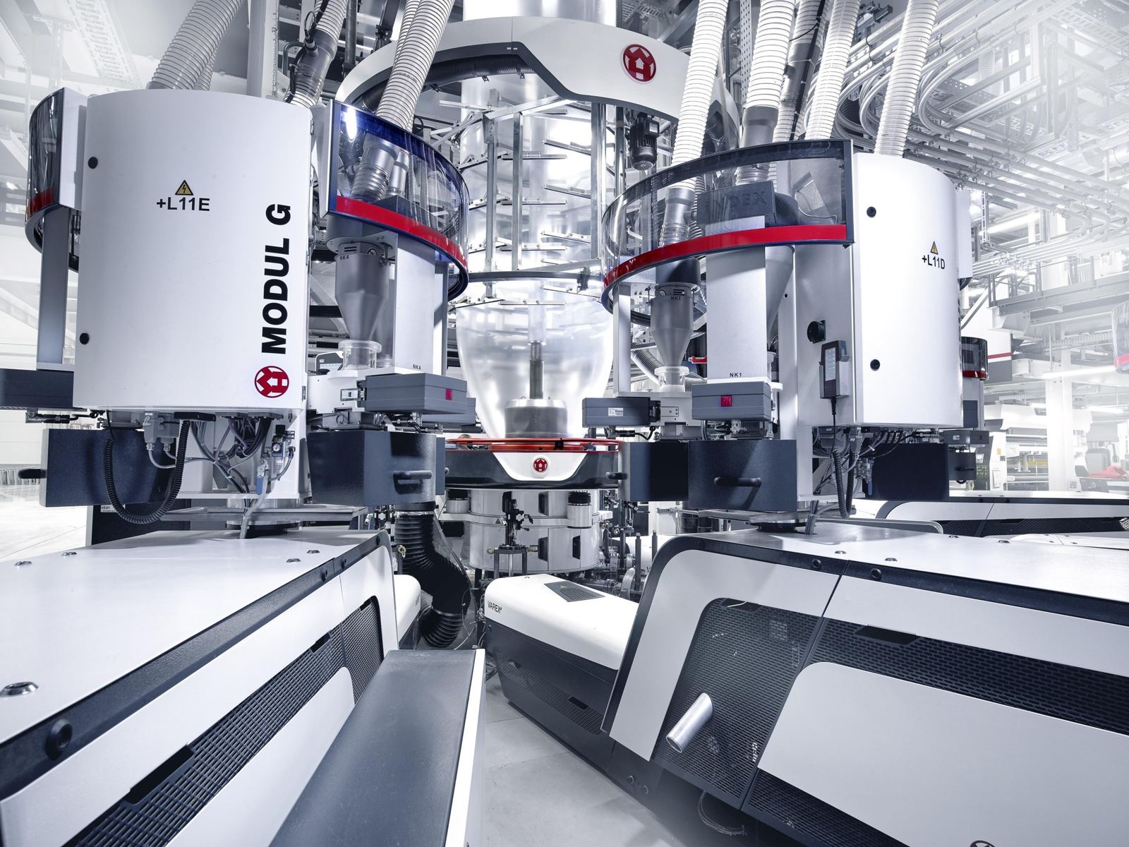 VAREX II modular die head and co-extrusion modules for up to 11 layers