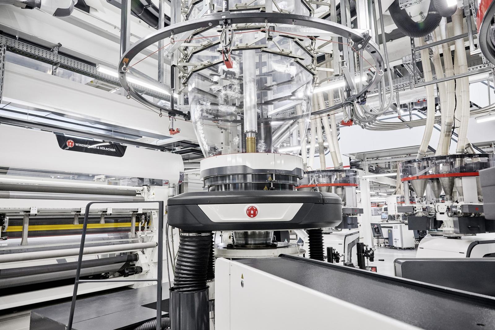 W&H VAREX II blown film line producing film