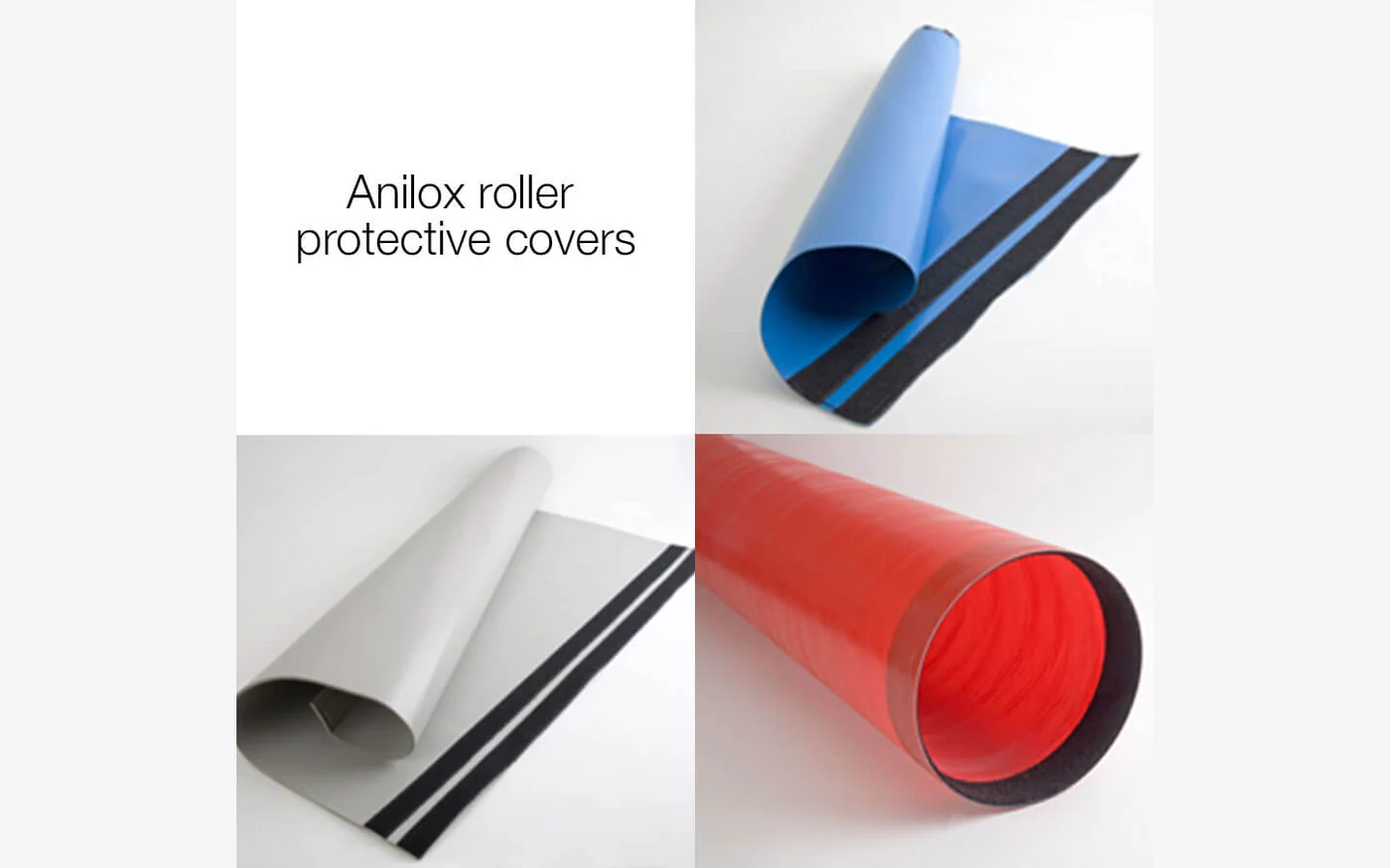 Anilox roller protective covers